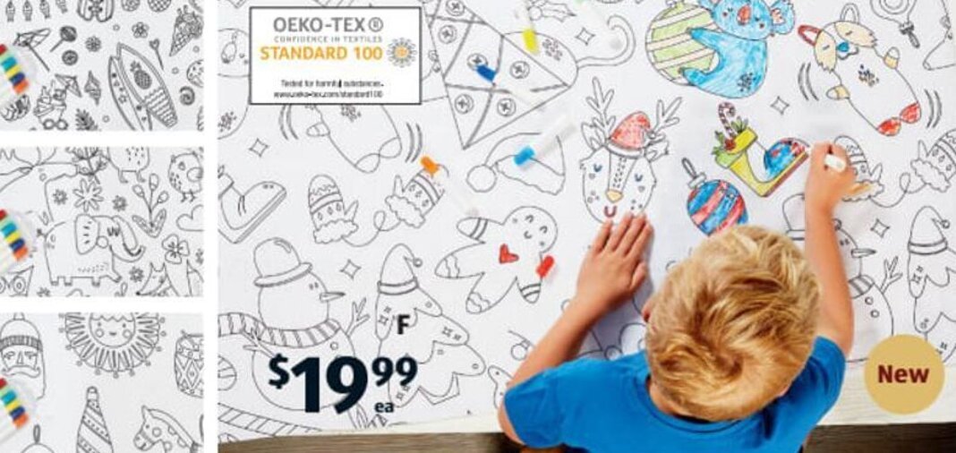 Children's Colouring Tablecloth offer at ALDI