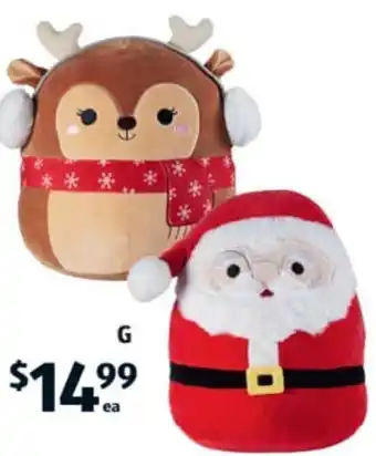 ALDI Christmas Themed Squishmallows offer