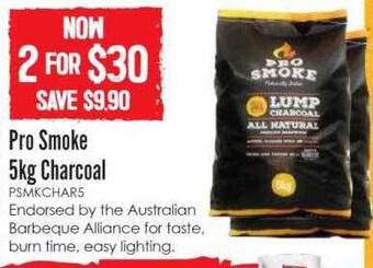 Barbeques Galore Pro smoke charcoal offer