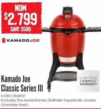 Kamado joe classic series iii