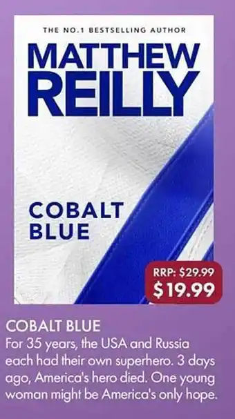 Matthew reilly cobalt blue