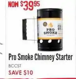 Pro smoke chimney starter