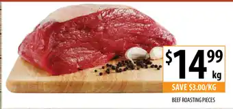 Supabarn Beef Roasting Pieces per kg offer