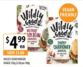 Supabarn Wildly Good Burger Range 250g offer