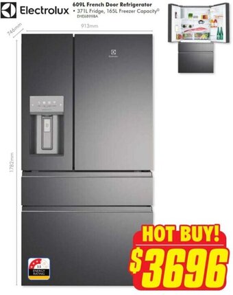The Good Guys 609L French Door Refrigerator offer