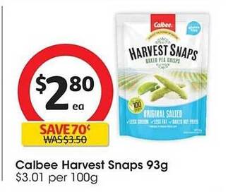 Coles Calbee harvest snaps offer