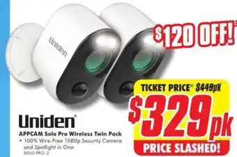 The Good Guys Appcam Solo Pro Wireless Twin Pack offer