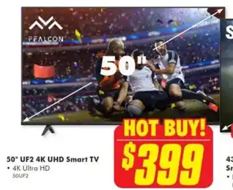 The Good Guys 50' UF2 4K UHD Smart TV offer