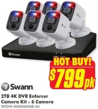 The Good Guys 2TB 4K DVR Enforcer Camera Kit - 6 Camera offer