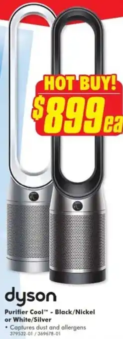 The Good Guys Purifier Cool - Black/Nickle Or White/Silver offer
