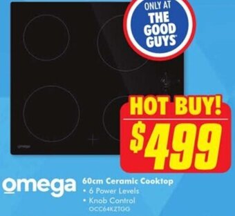 The Good Guys 60cm Ceramic Cooktop offer