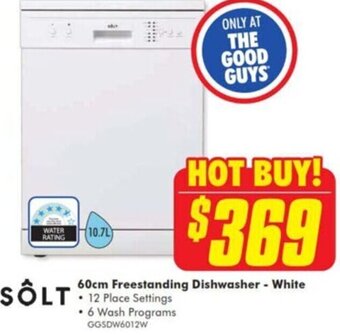 The Good Guys 60cm Freestanding Dishwasher - White offer