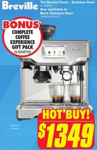 The Good Guys The Barista Touch - Stainless Steel offer