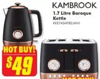 The Good Guys 1.7 Litre Baroque Kettle offer