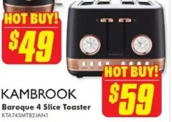 The Good Guys Baroque 4 Slice Toaster offer