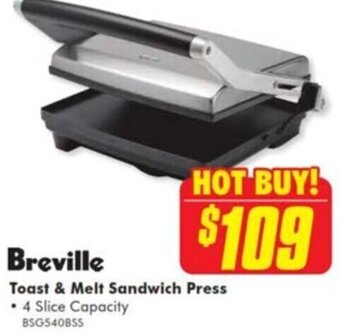 The Good Guys Toast & Melt Sandwich Press offer