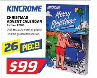 Kincrome christmas advent calendar