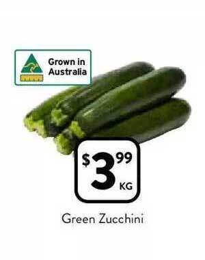 Foodworks Green zucchini offer