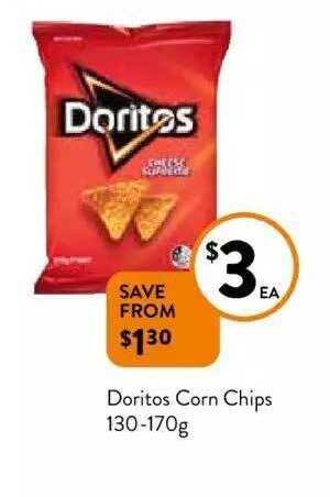 Foodworks Doritos corn chips offer