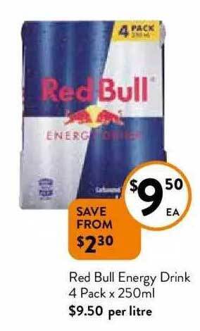 Foodworks Red bull energy drink offer