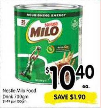 Nestlé milo food drink