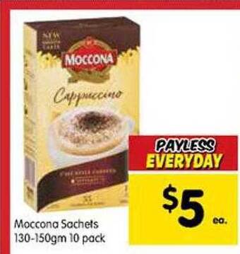 Spar Moccona sachets offer
