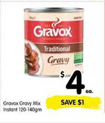Spar Gravox gravy mix instant offer