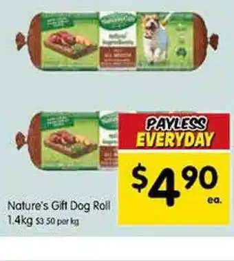 Spar Nature's gift dog roll offer