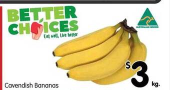 Spar Cavendish bananas offer