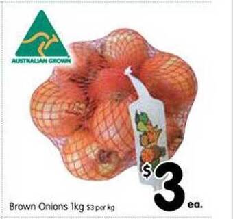 Brown onions