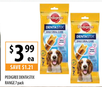 Supabarn Pedigree Dentastix Range 7 pack offer