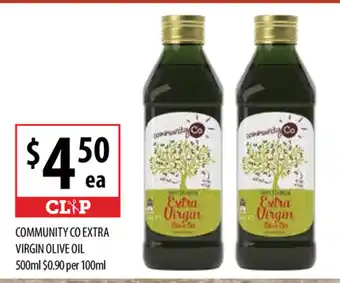 Supabarn Community Co Extra Virgin Olive Oil 500mL offer