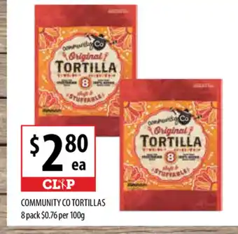 Community Co Tortillas 8 pack