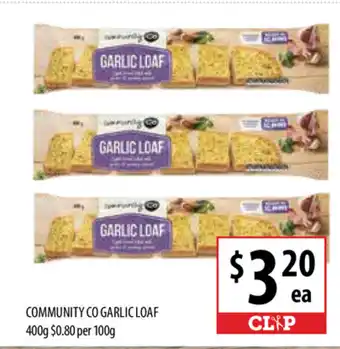Community Co Garlic Loaf 400g