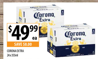 Supabarn Corona Extra 24 x 355mL offer