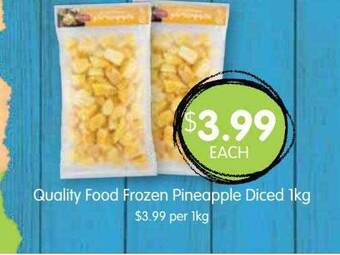 Spudshed Quality food frozen pineapple diced offer