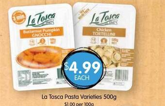 Spudshed La tosca pasta varieties offer