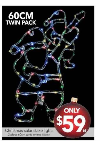 Cheap as Chips Christmas solar stake lights offer
