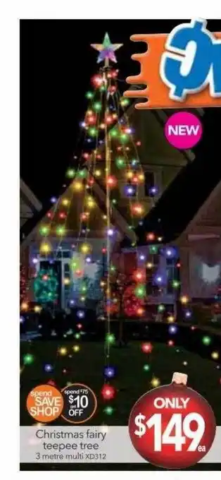Cheap as Chips Christmas fairy teepee free offer