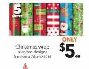 Cheap as Chips Christmas wrap offer