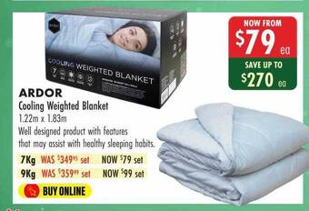 Ardor cooling weighted blanket