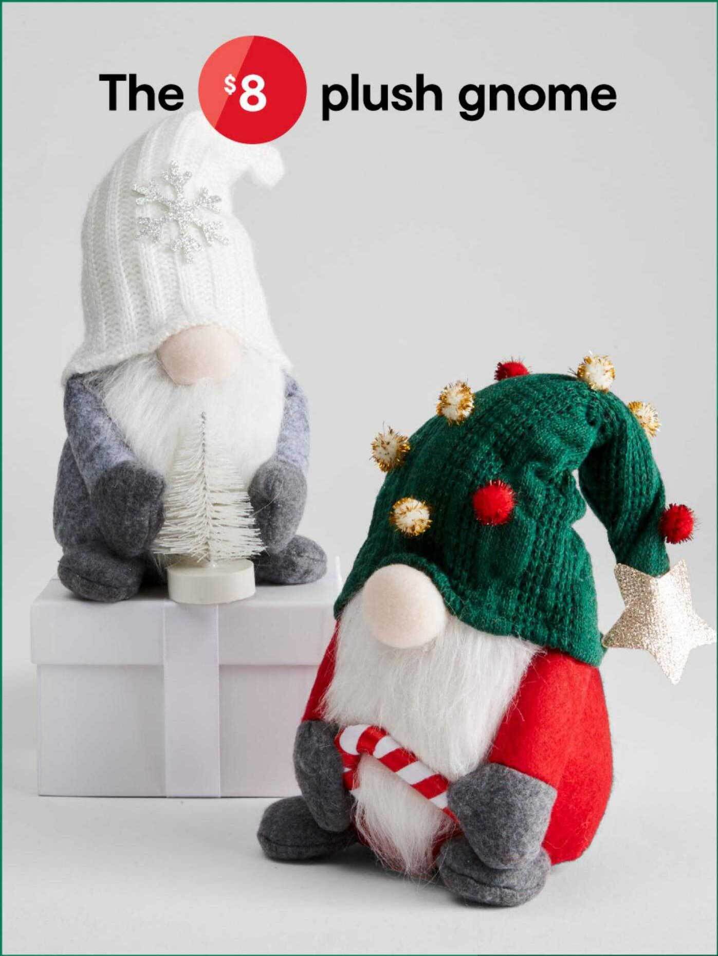 The plush gnome offer at Kmart