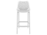 LivingStyles Siesta Air Commercial Grade Indoor / Outdoor Bar Stool, White offer