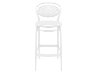 LivingStyles Siesta Marcel Indoor / Outdoor Bar Stool, White offer