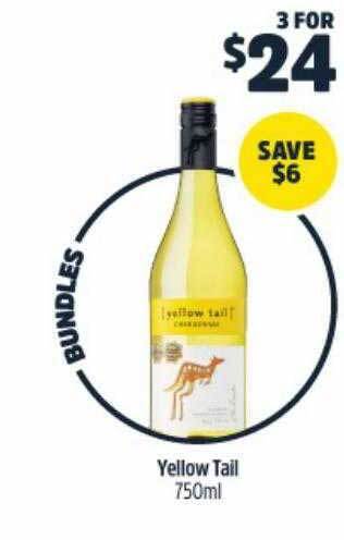 BWS Yellow tail offer