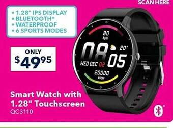 Jaycar Electronics Smart watch with 1.28 offer