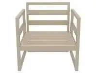 LivingStyles Siesta Mykonos Outdoor Lounge Armchair, Taupe offer