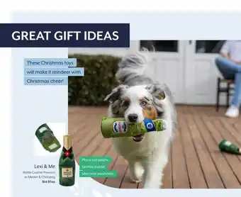 Pet stock Lexi & me bottle crusher pawroni or meowt&chandog offer