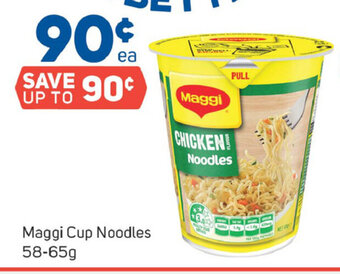 Foodland Maggi Cup Noodles 58-65g offer