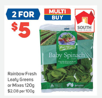 Foodland Rainbow Fresh Leafy Greens or Mixes 120g offer